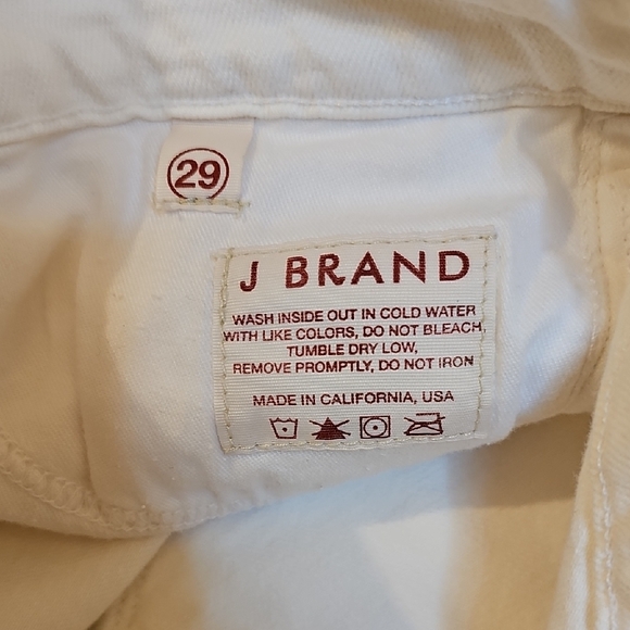 J Brand Love Story White Flare Jeans Made In USA - Picture 3 of 12